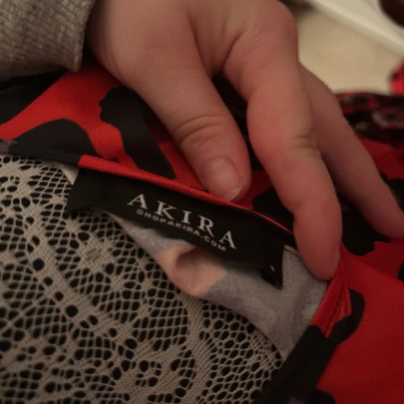AKIRA long red dress - Picture 2 of 2